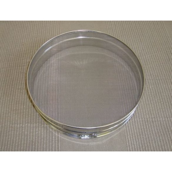 Rozsdamentes lisztszita, átmérő 28 cm