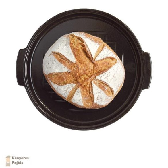 Emile Henry  kenyérsütő forma -Charcoal (30 cm9