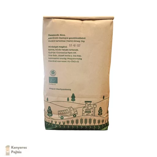  Csoroszlya farm félbarna búzaliszt BL120 - 2kg