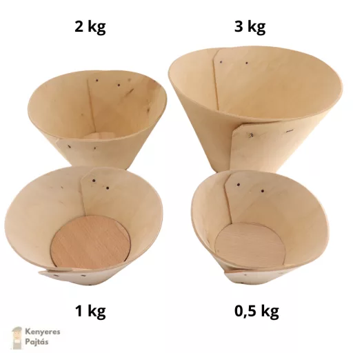 0,5 kg-os kerek rétegeltlemez szakajtó