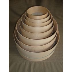 Szita bükkfa kerettel, műanyag hálóval,  átmérő 30 cm