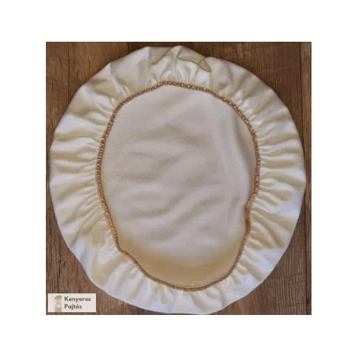 Szakajtó kendő 3kg kerek szakajtókra (Narancs varrás) 