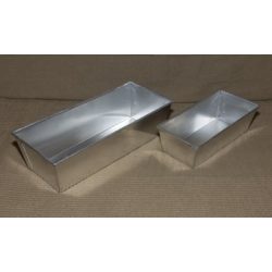 Szögletes sütőforma (500g) 0,5 mm vastag lemezből