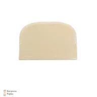 Habkártya (bézs), téglalap alakú, kerekített nagy