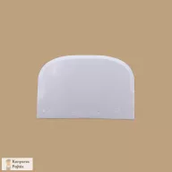   Habkártya (fehér), téglalap alakú, kerekített, hajlékony, nagy