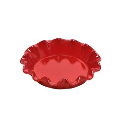 Emile Henry kerek tepsi 27 cm / 1 L burgundy