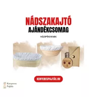   Nádszakajtók 500 gramm tésztához szakajtókendővel és pengével