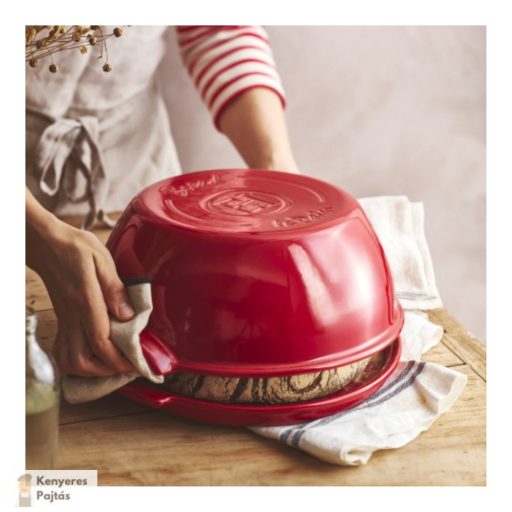 Emile Henry kenyérsütő forma Burgundy 30 cm