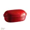 Emile Henry - Kézműves kerámia kenyérsütő forma, 34x22x15cm, Burgundy