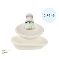   Brotformen fapép szakajtók 750 gramm tésztához szakajtótisztító kefével