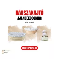   Nádszakajtók 1000 gramm tésztához szakajtótisztító kefével, kendővel