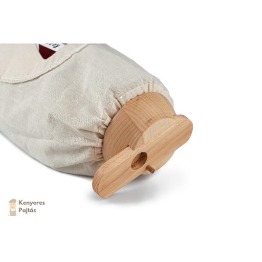 Gabonazsák lenvászonból csappal  5kg