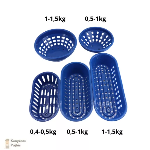 PGSZ Veknis műanyag szakajtó  0,5-1 kg